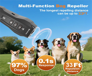 BarxBuddy Ultrasonic Dog Trainer Ad - 300x250 size